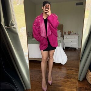 Vintage Joseph Ho Pink Women's Cardigan